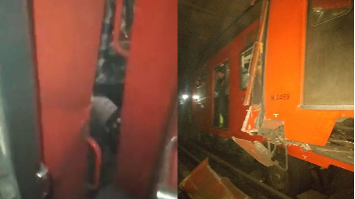 VIDEO | Momentos de terror se vivieron dentro de los vagones en el choque de la L3 del Metro