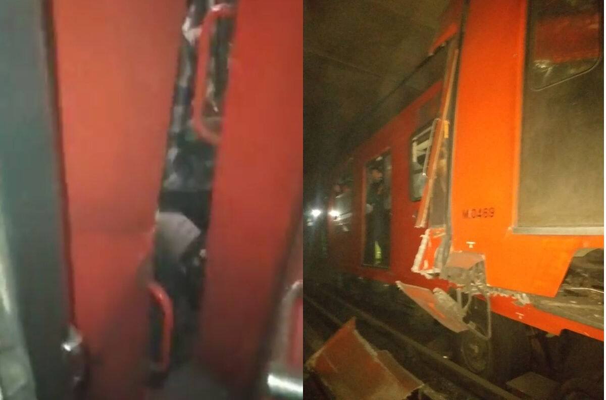 VIDEO | Momentos de terror se vivieron dentro de los vagones en el choque de la L3 del Metro