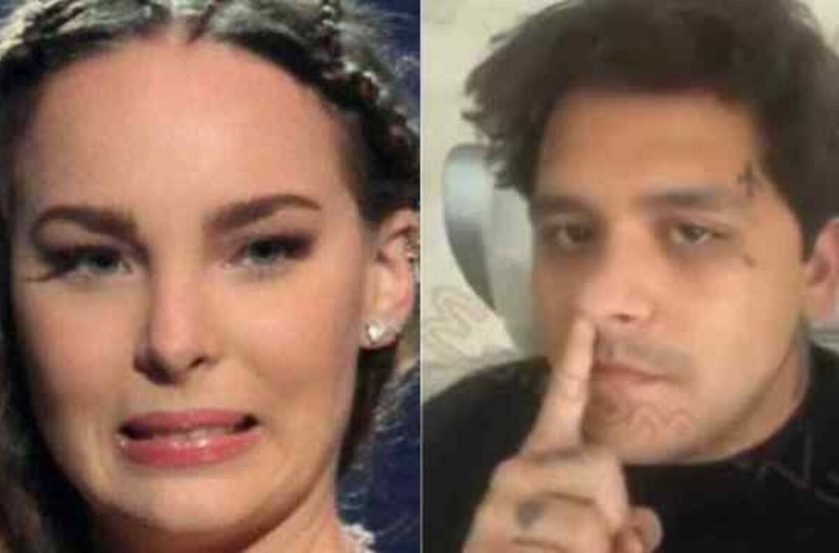 Mientras Belinda planea boda, Christian Nodal ¡se saca los mocos!
