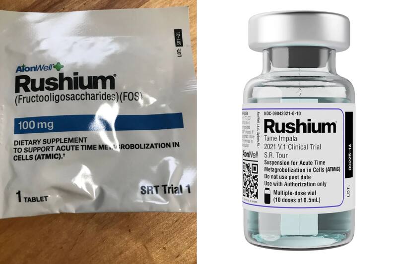 Conoce Rushium, el medicamento de Tame Impala.