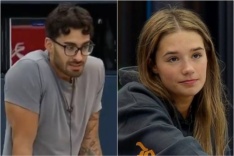 Jorge Aldoney conversó y aconsejó a Alessia Traverso.