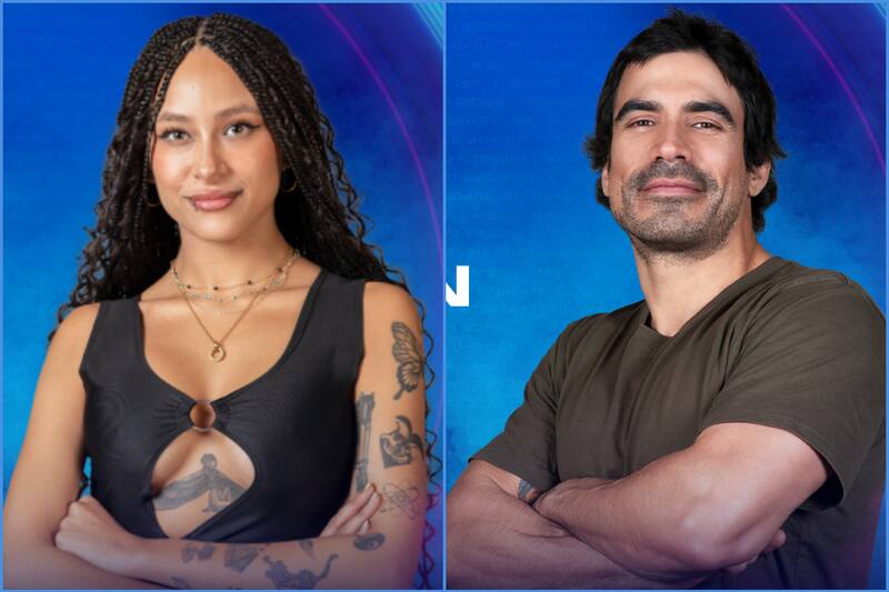 Estefanía Galeota y Sebastián Ramírez de "Gran Hermano" Chile.