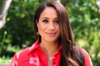 "Estamos emocionados": Meghan Markle mostró su avanzado embarazo y habló de su bebé en camino