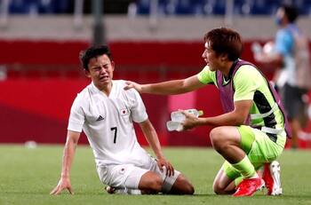 Kubo terminó desconsolado tras perder el bronce en Tokio con Japón