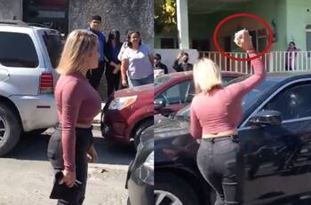 Mujer encuentra a su pareja con "la amante" y su reacción se vuelve viral | VIDEO