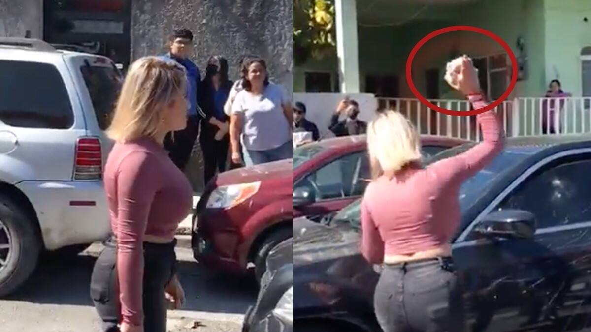 Mujer encuentra a su pareja con "la amante" y su reacción se vuelve viral | VIDEO