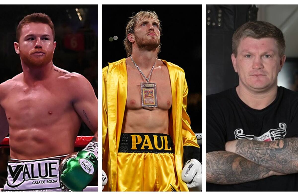 Hatton explota con Logan Paul por querer pelear con "Canelo": “Es un pu… comediante”