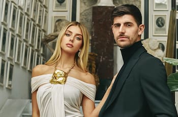 “Tiene una mujer muy...”: Novia de Thibaut Courtois recibió comentario machista en TV de Bélgica