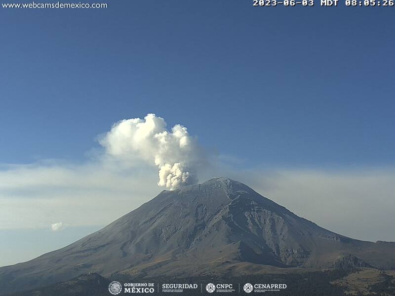 El Semáforo de Alerta Volcánica se mantiene en Amarillo Fase 3.