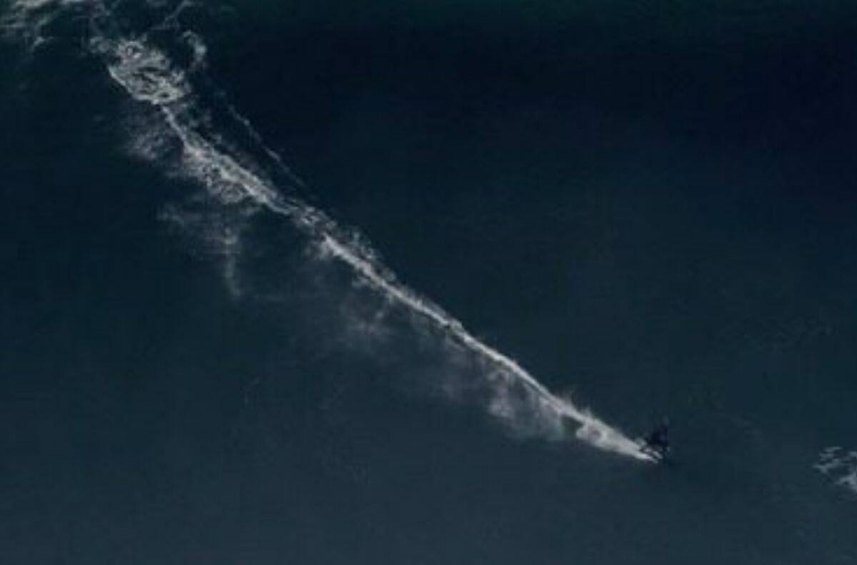 VIDEO | Imponen nuevo récord de la ola más grande jamás surfeada, medía más de 26 metros