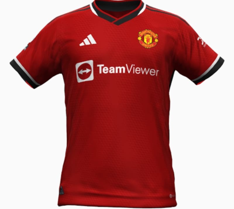 Posible camiseta de los "Red Devils" para la próxima temporada