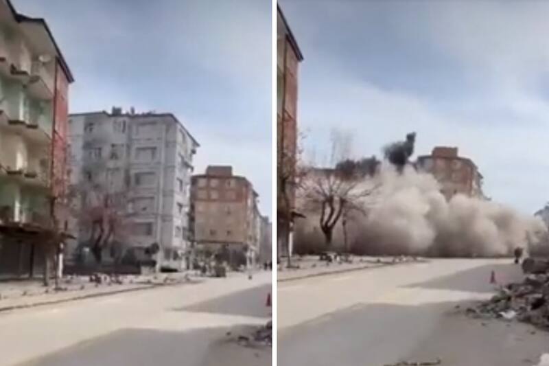 Videos del nuevo sismo en Turquía circulan en internet.