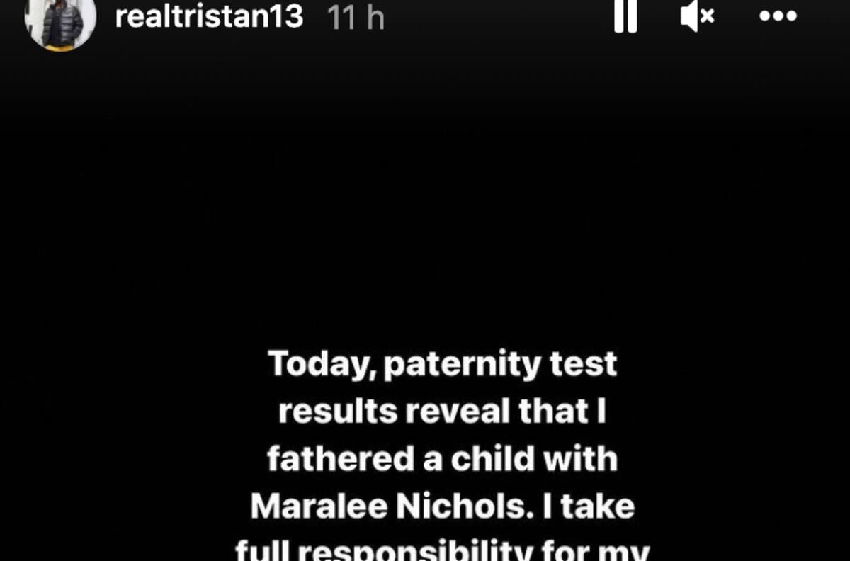 Tristan Thompson acepta que tuvo un hijo con Maralee Nichols y se disculpa con Khloé Kardashian