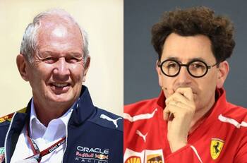 Helmut Marko respondió a Mattia Binotto tras las dudas que sembró en el GP de Miami: “Estamos en pie de igualdad”