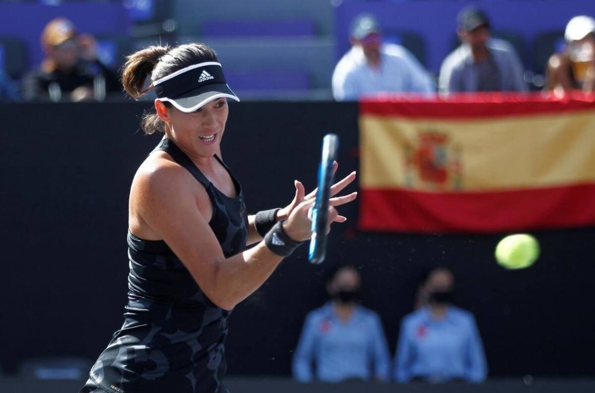 Garbiñe Muguruza, la primera finalista del Akron WTA Finals