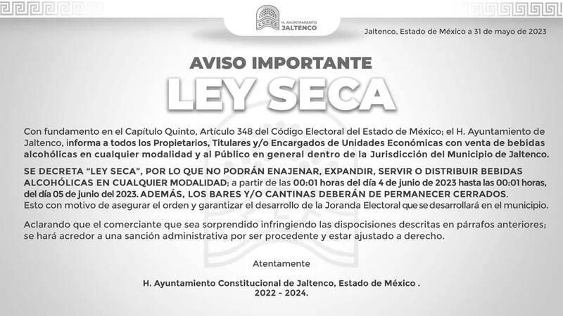 Algunos municipios del Estado de México ya comenzaron a emitir las alertas.
