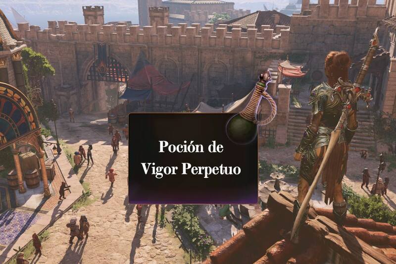 Revisa cómo conseguir la poción de vigor perpetuo.