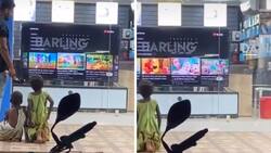 VIDEO| Dueño de tienda deja que niños de la calle elijan lo que quieren ver en la televisión