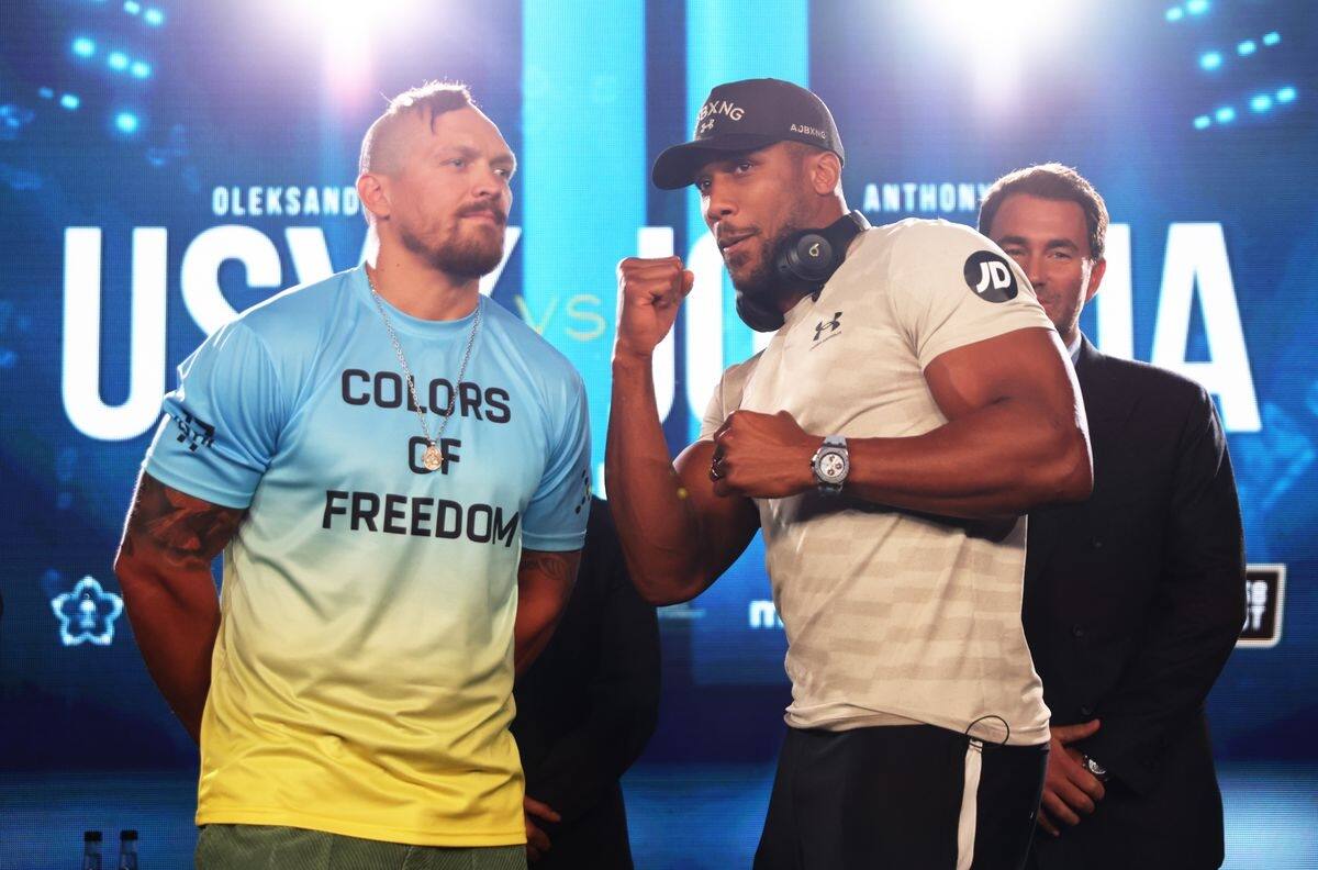 Promotor de boxeo dio el factor clave para Anthony Joshua ante Oleksandr Usyk