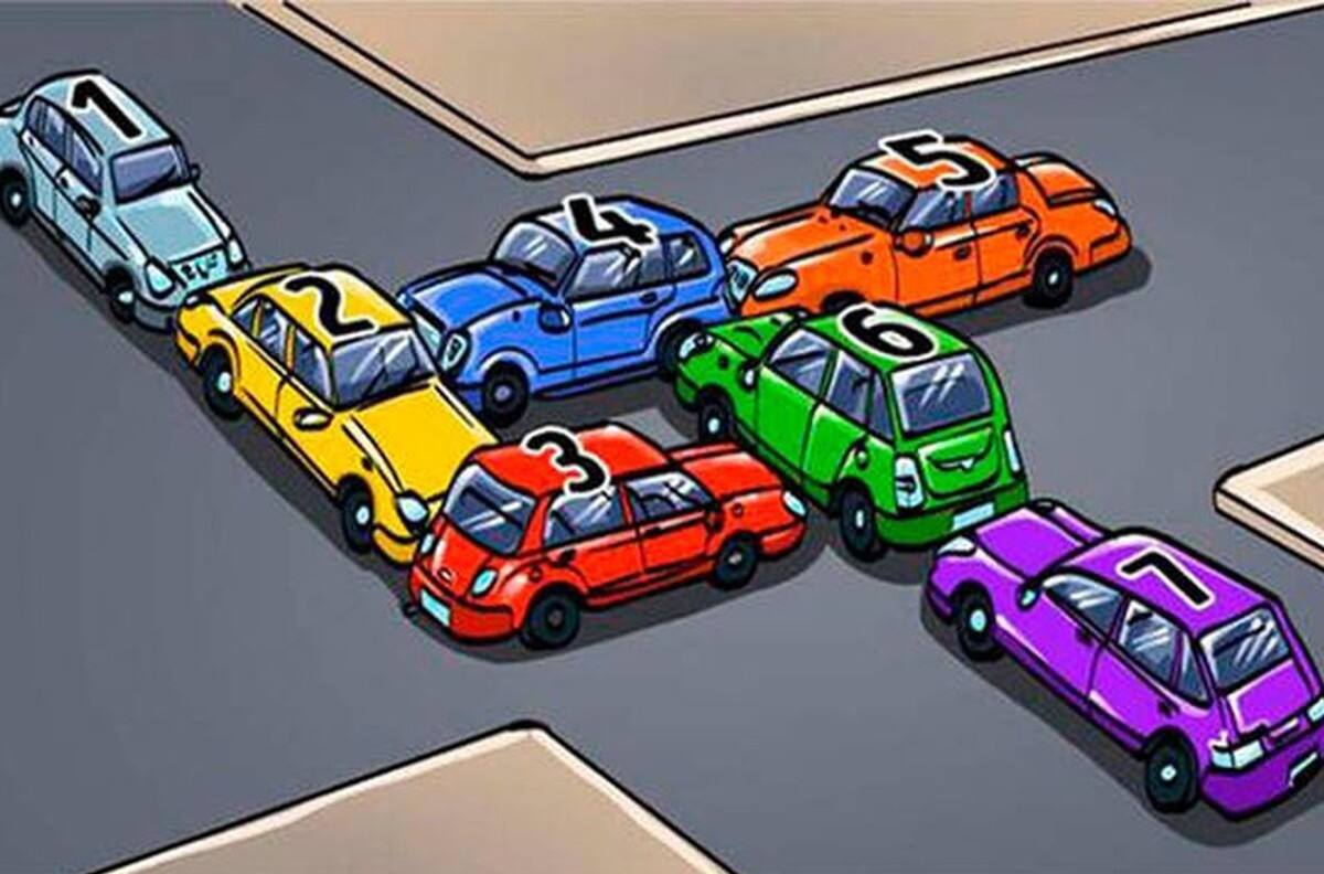 Acertijo visual: Encuentra al coche que causa trafico en menos de 10 segundos