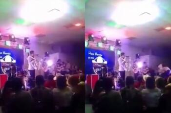 VIDEO: Hombre apuñala a mujer en pleno concierto
