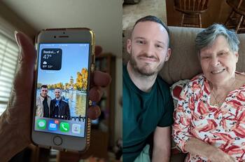 Abuelita de 94 años se hace viral por presumir a su nieto en redes sociales