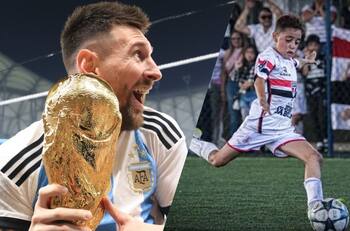Sao Paulo inscribe a su propio Lionel Messi: tiene ocho años y era fan de Cristiano Ronaldo
