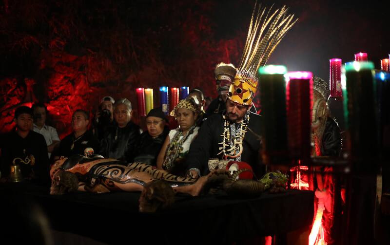 Enrique Berdón, brujo de Catemaco.