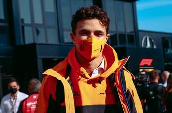 La reacción de Lando Norris tras podio en GP de Emilia-Romagna