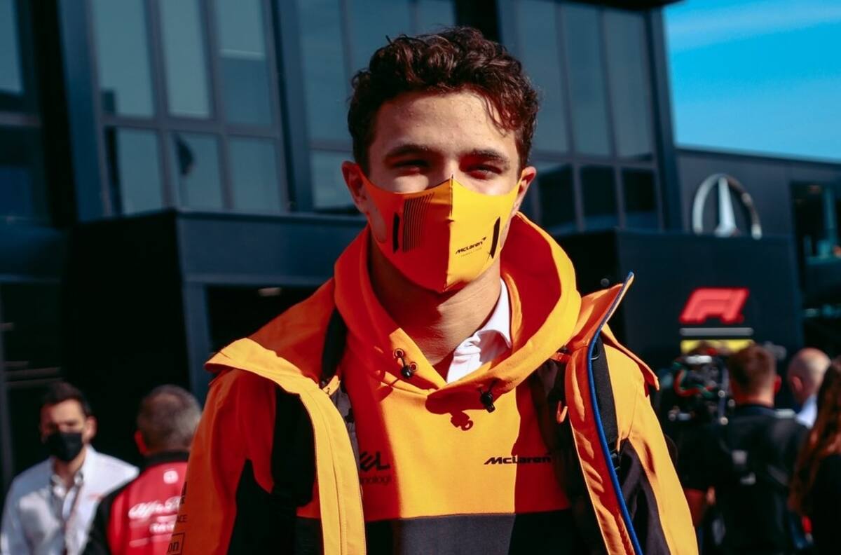 La reacción de Lando Norris tras podio en GP de Emilia-Romagna