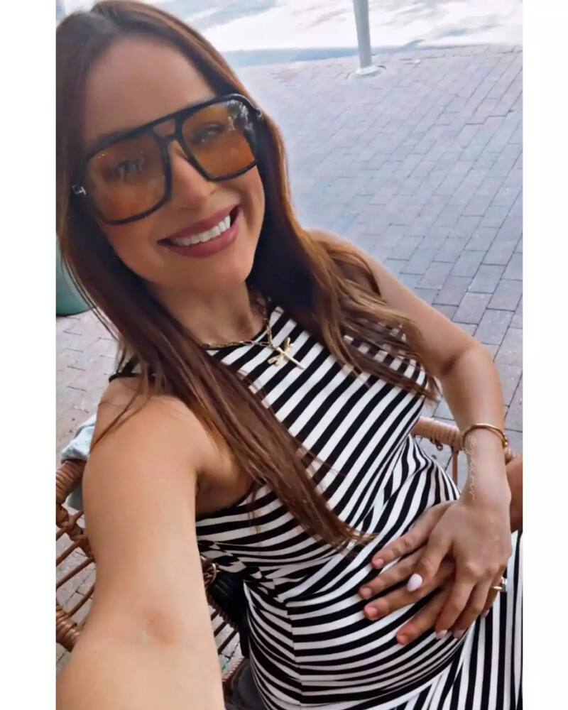 La conductora aprovechó su estancia en Miami para comprar ropa y accesorios para su hijo León.