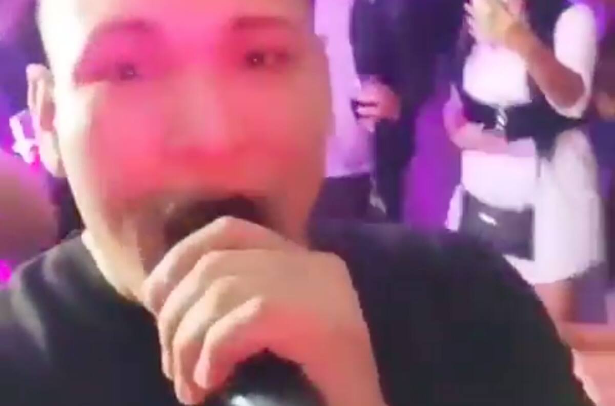 Video: Una mujer se cayó de dos pisos a media fiesta y se hizo viral