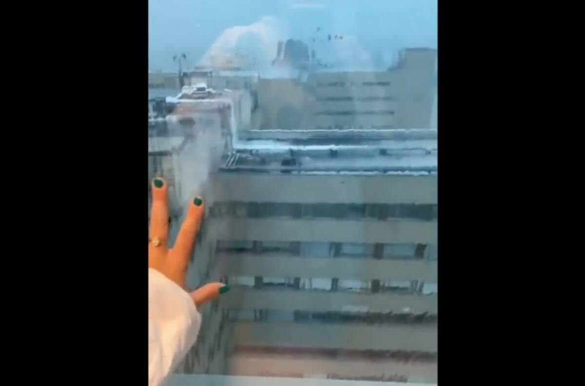 Video: Enfermera graba el momento en que el huracán Ida arranca techo de un hospital