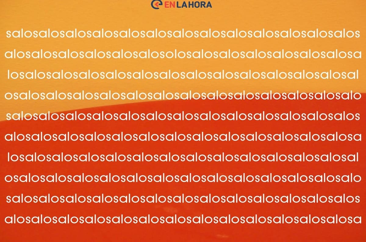 Acertijo visual: Encuentra la palabra "SOLOS" tienes 10 segundos