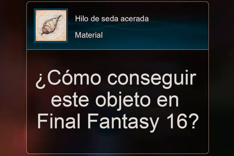 Descubre dónde puedes obtener hilo de seda acerada.