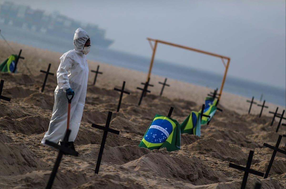 No se detiene la tragedia: nuevo récord de muertes por covid e inminente colapso ponen a Brasil en jaque