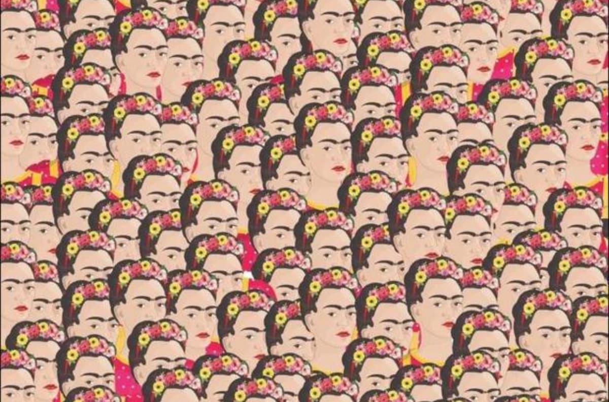 Acertijo visual: Encuentra a Frida Kahlo sin cejas, solo tienes 10 segundos