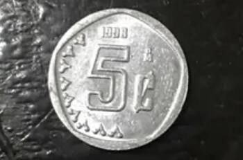 Numismática: Peculiar moneda de 5 centavos vale más de 50 mil pesos