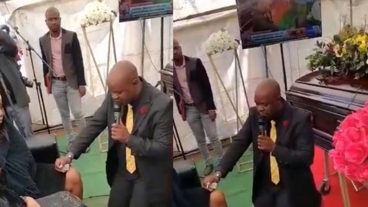 VIDEO| Propuesta de matrimonio en pleno funeral, joven se hace viral