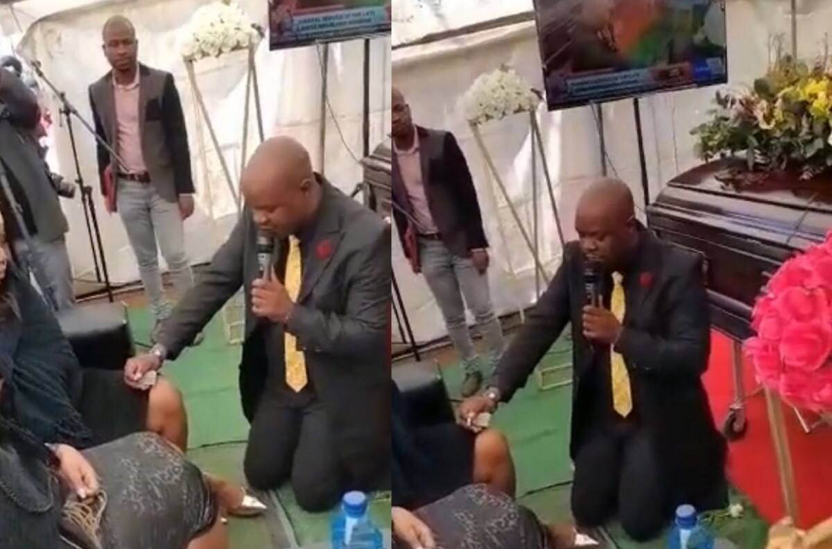 VIDEO| Propuesta de matrimonio en pleno funeral, joven se hace viral