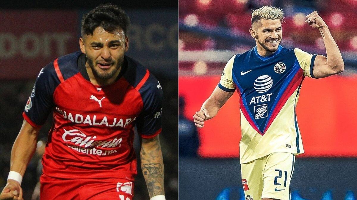 Chivas vs América: La estadística que destaca a Alexis Vega por encima de Henry Martín