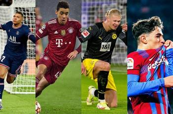 Estos fueron los futbolistas jóvenes que destacaron en el 2021 del Viejo Continente