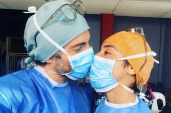 Esmeralda Pimentel y Osvaldo Benavides la pareja de enamorados que triunfa en 'The Good Doctor'