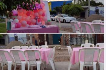 “Vestida y alborotada”: Dejan plantada a mujer en su baby shower en Sinaloa