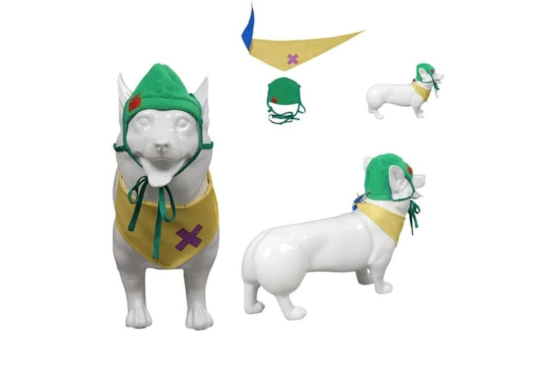 Mascotas con disfraces de Valorant.