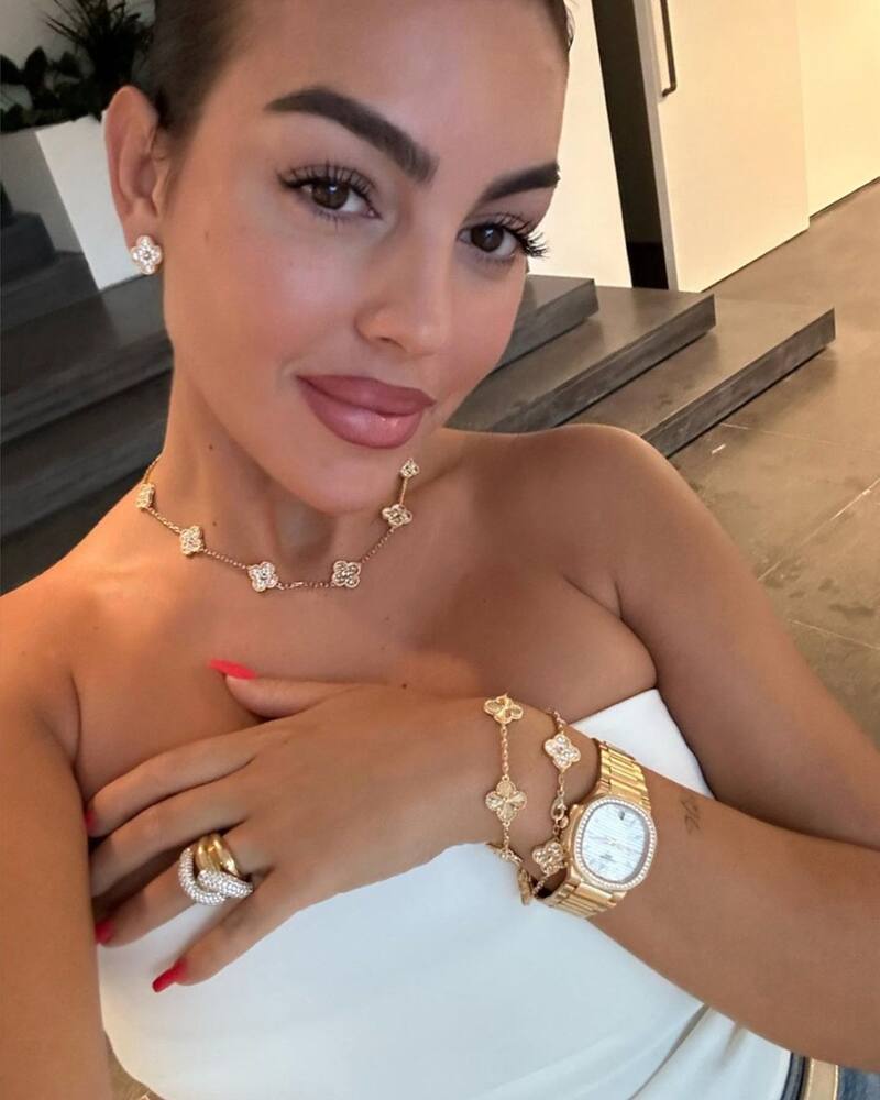 La modelo compartió su lujoso plan familiar.