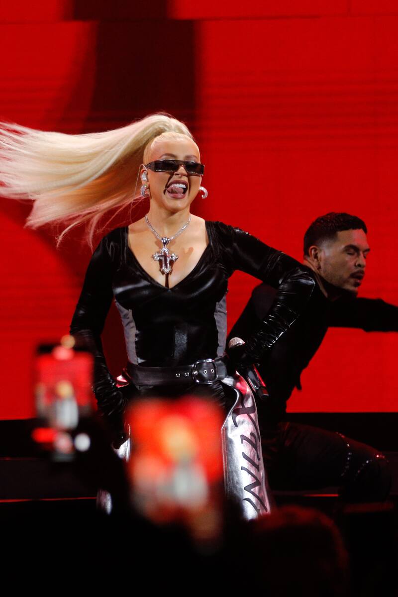 La cantante apostó por un show alejado de las baladas y más cercano a la pista de baile.