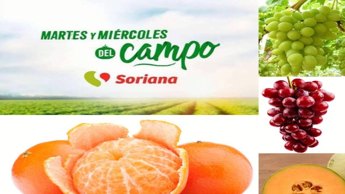 Martes y miércoles del campo en Soriana: Frutas y verduras en oferta este 20 y 21 de diciembre