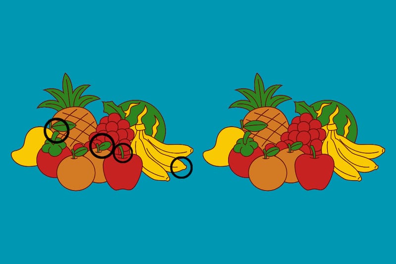 ¡Aquí estaban las diferencias!