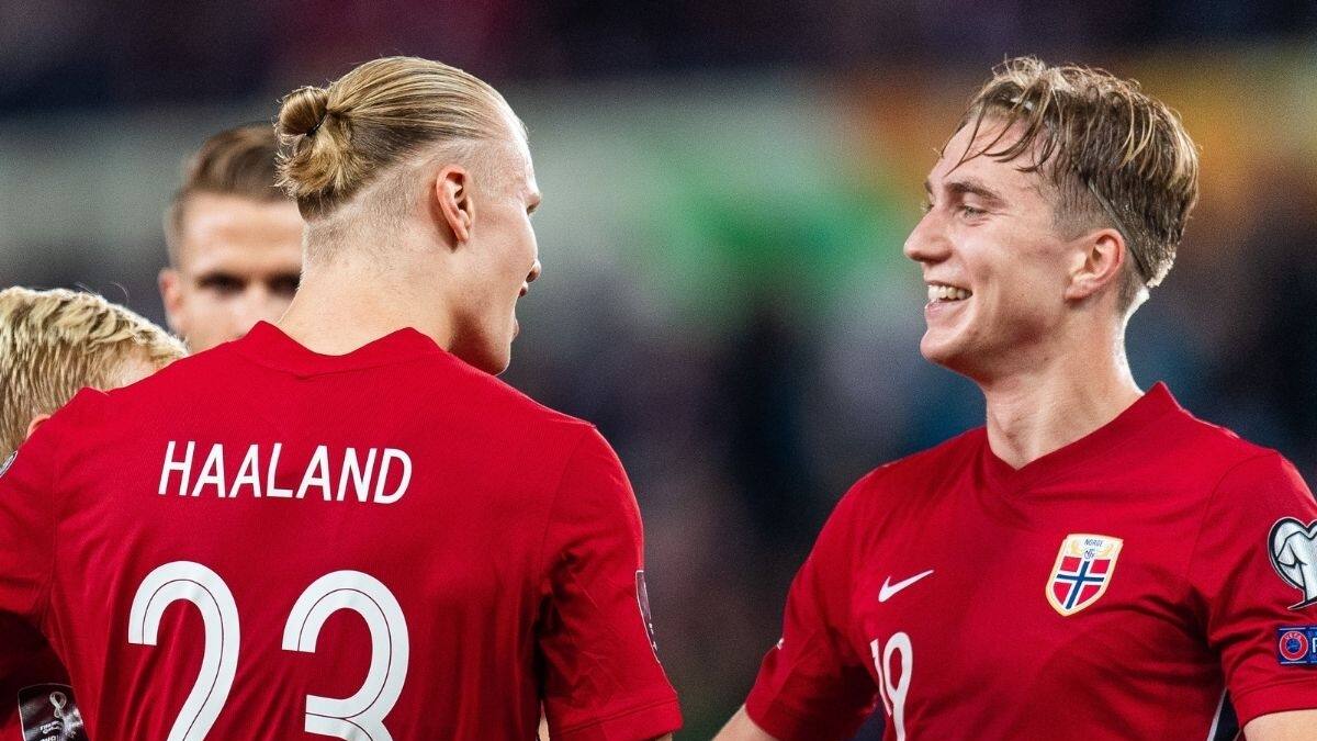 Haaland apunta a Qatar 2022 y anota hat-trick con Noruega